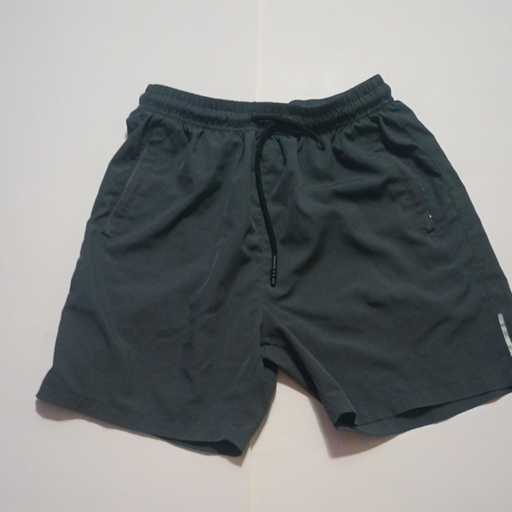Boys Athletic Drawstring Shorts - Dark Gray